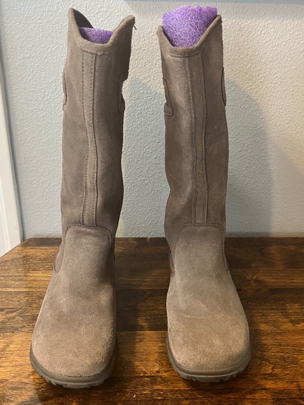 Bogs Betty Tall Waterproof Suede Leather Boots - Women's 8.5